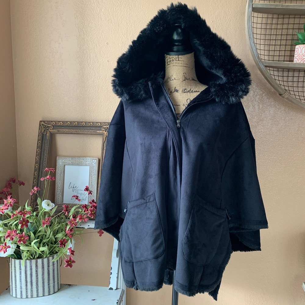 Lauren Ralph Lauren hooded cape